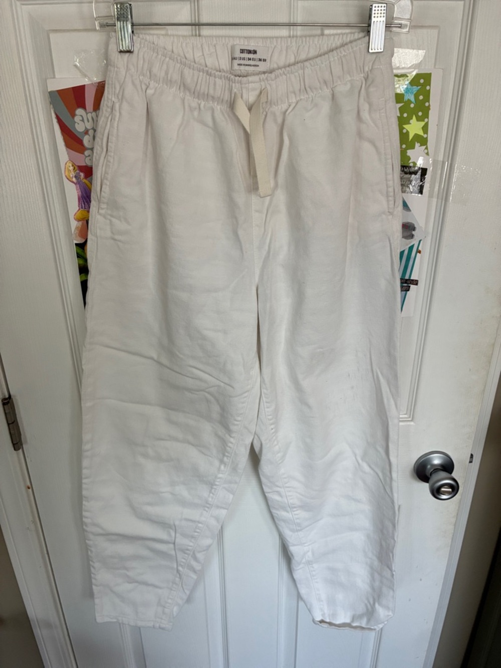 Cotton On women’s White Drawstring Joggers
